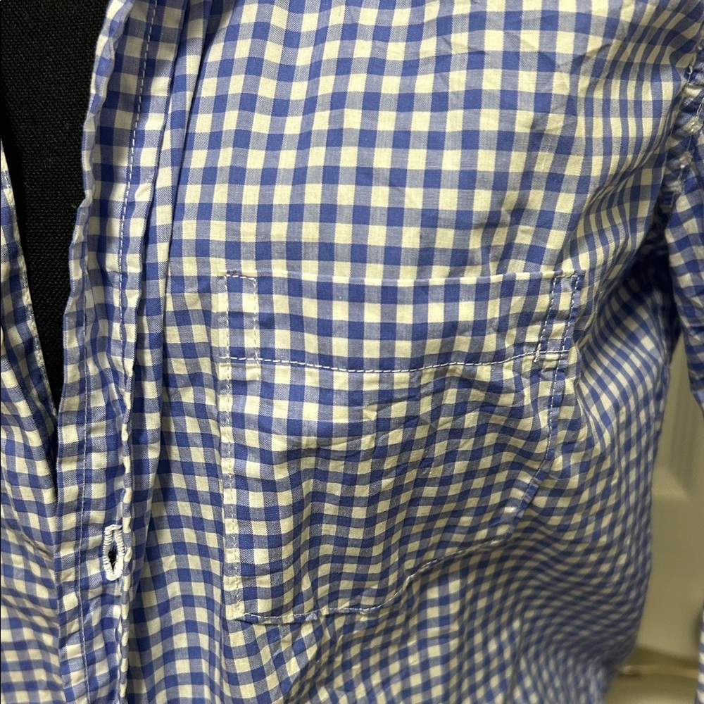 Frank & Eileen fitted button down Women’s shirt | Blue White | S - Picture 7 of 10